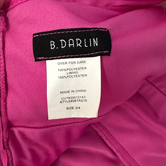 Fuchsia Ruffled Maxi Dress - Picture 3 of 3